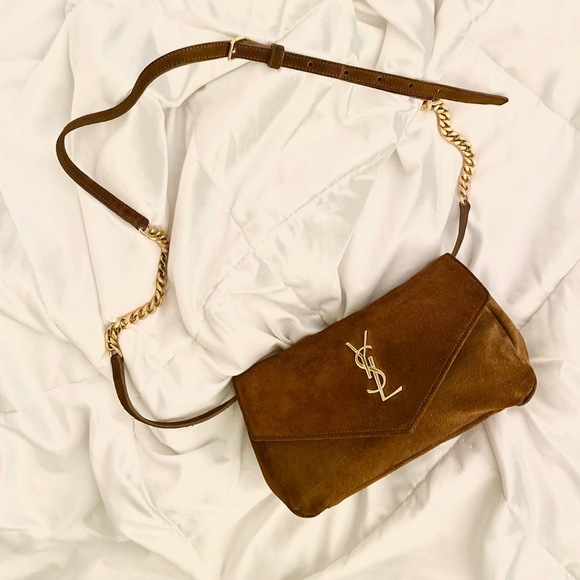 ysl cognac bag